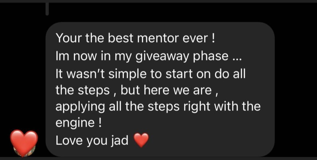 Wolfofbey student testimonial screenshot 36