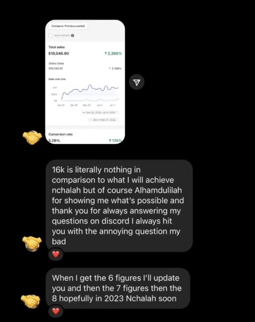 Wolfofbey student testimonial screenshot 65