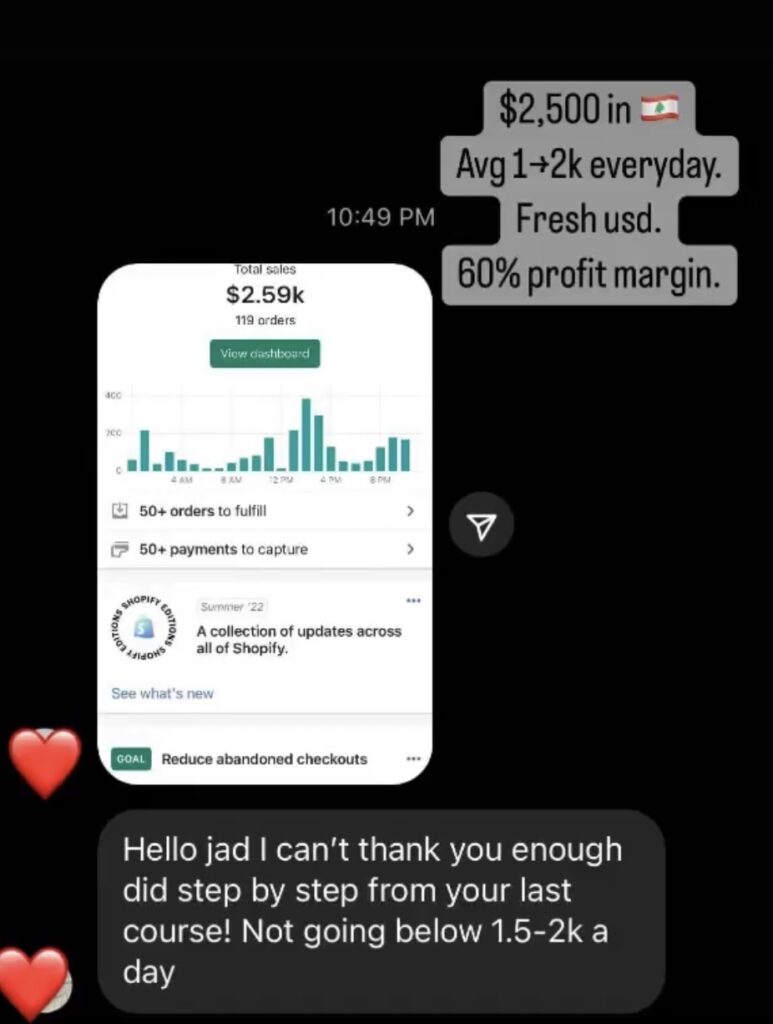 Wolfofbey student testimonial screenshot 71