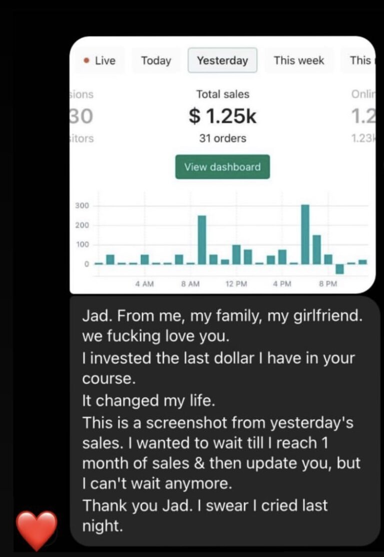 Wolfofbey student testimonial screenshot 74