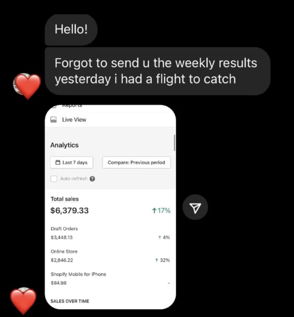 Wolfofbey student testimonial screenshot 89