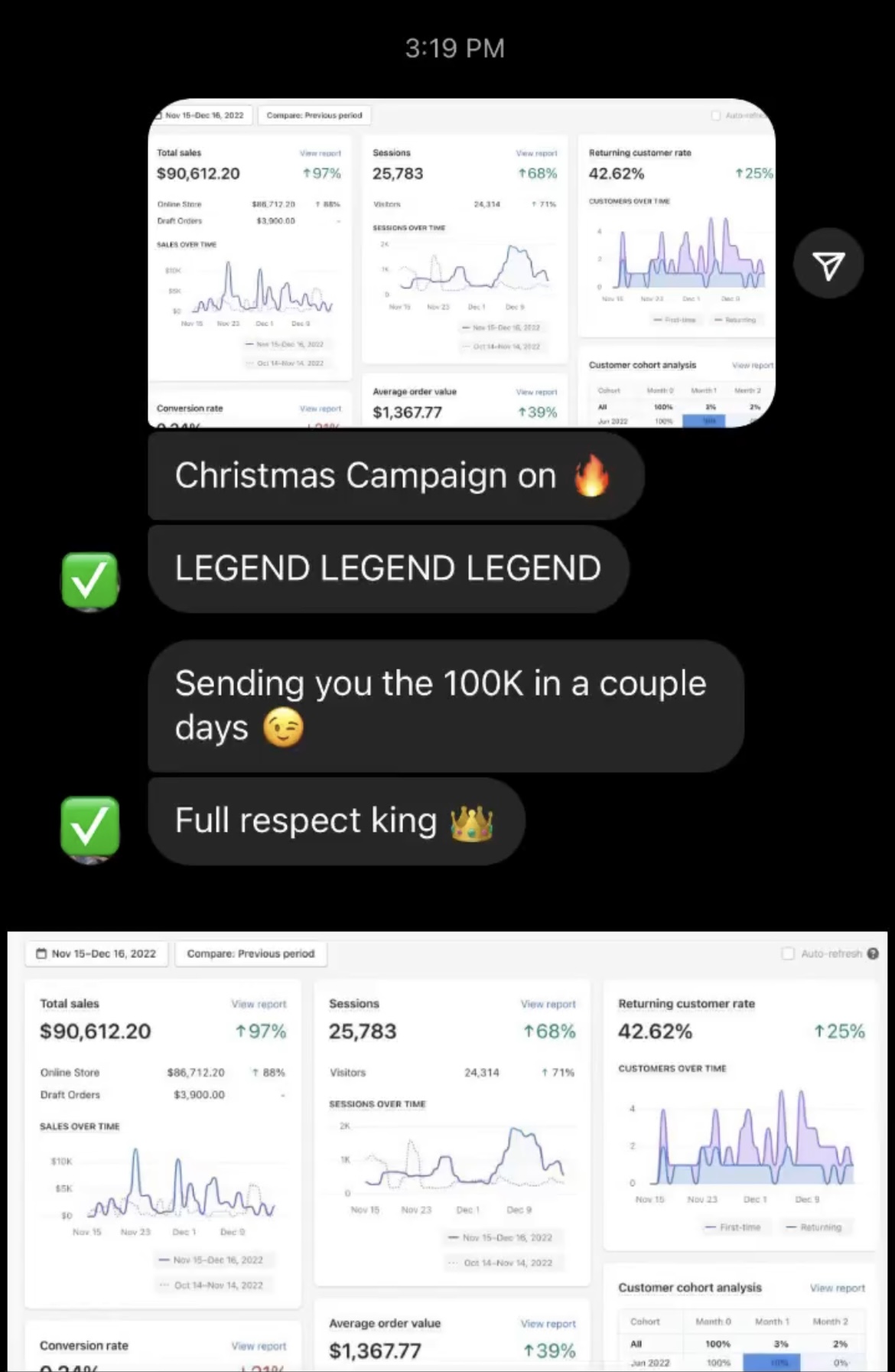 Wolfofbey student testimonial screenshot 90